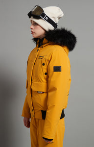 Anita Skidual Lady Ski Jacket Insulated 3L Dermizax 20K Deep Earthy Yellow