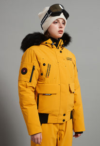 Anita Skidual Lady Ski Jacket Insulated 3L Dermizax 20K Deep Earthy Yellow