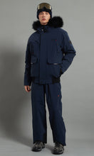 Load image into Gallery viewer, Nicolas&amp;Laval-M Skidual Men Ski Set Insulated 3L Dermizax 20k Glazed Blue