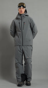 Landon&Whistler-M Skidual Men Ski Set Insulated 3L Dermizax 20k Elephant Grey