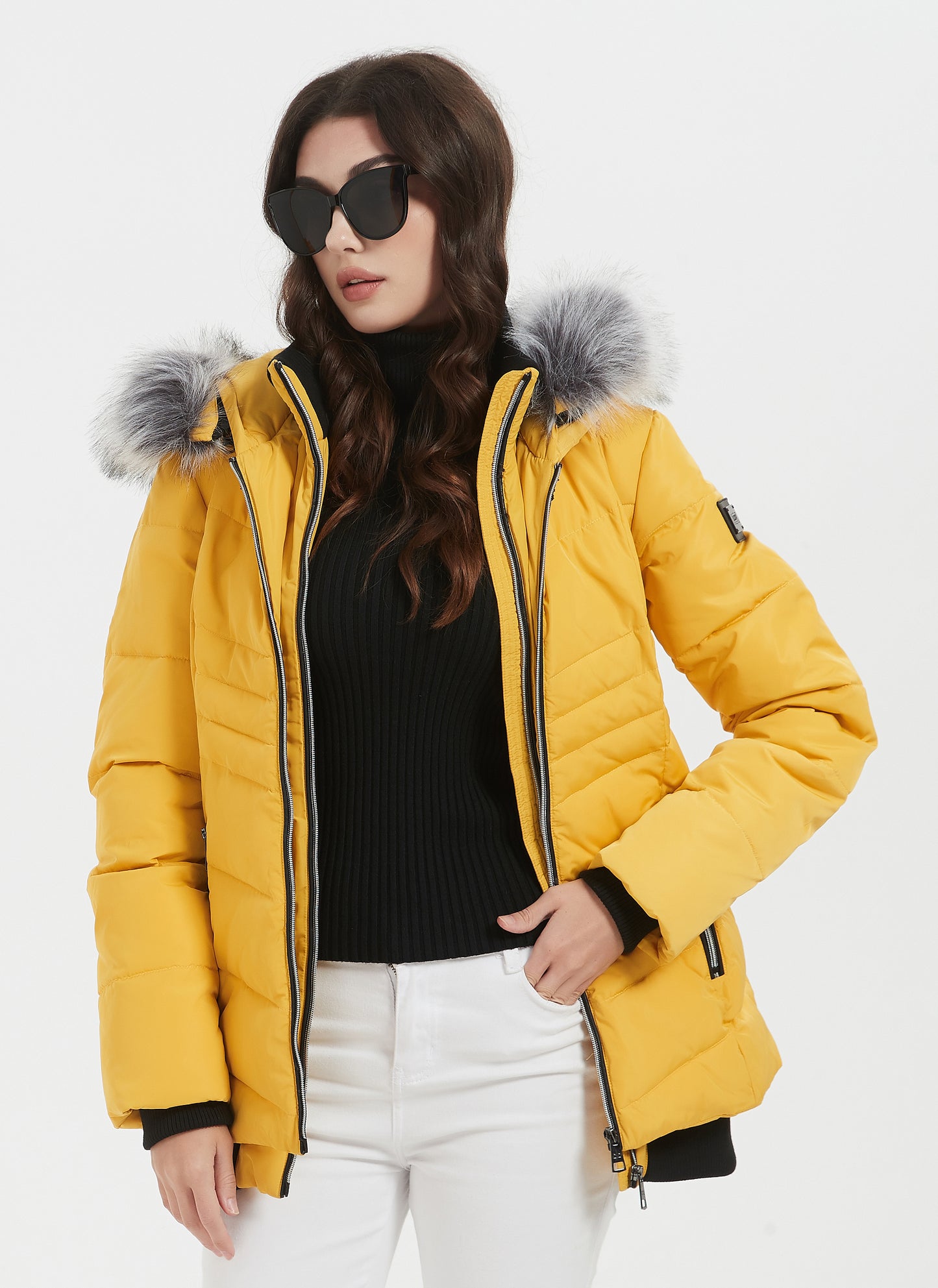 Veste isolée Dorothy Lady jaune