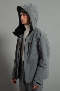 Bruce Skidual Men Ski Jacket Insulated 3L Dermizax 20K Elephant Grey