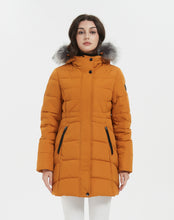 Load image into Gallery viewer, Kathleen Lady Insulated Jacket Mustard Yellow