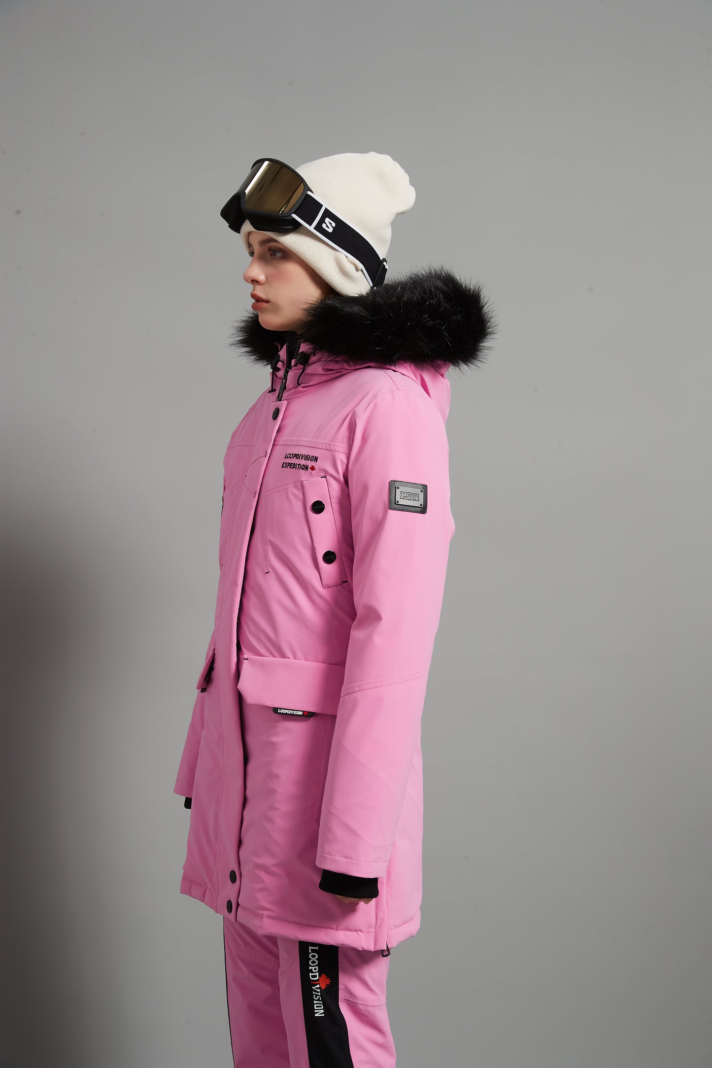 Angela Skidual Lady Ski Parka Insulated 3L Dermizax 20K - Fuchsia