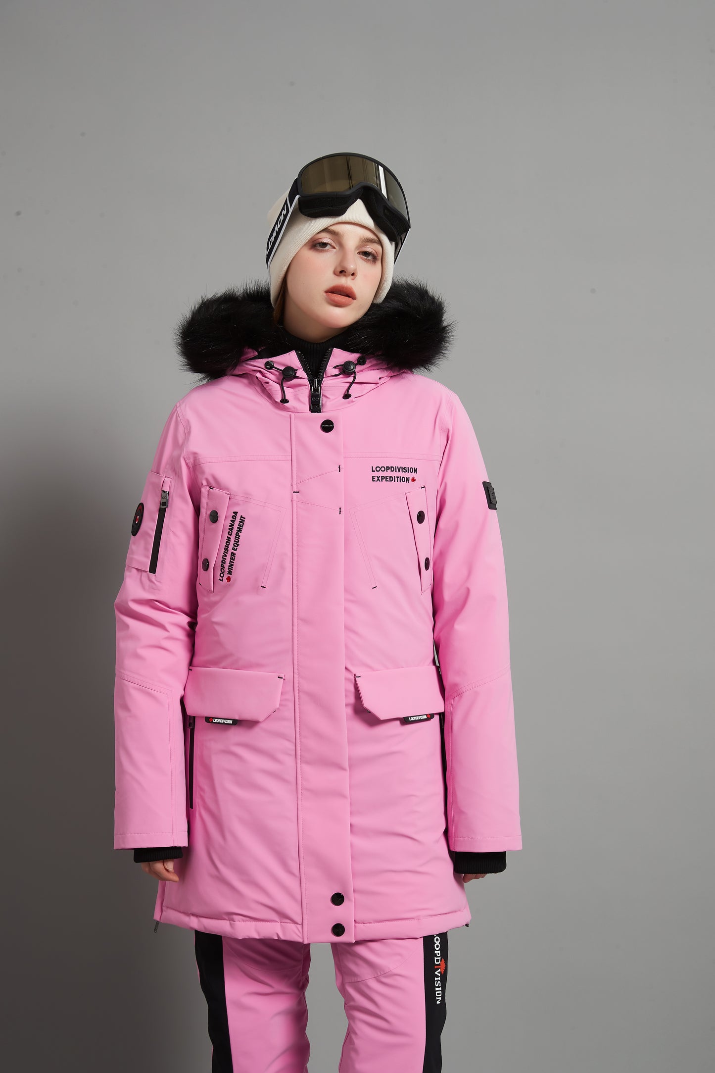 Angela Skidual Lady Ski Parka Insulated 3L Dermizax 20K - Fuchsia