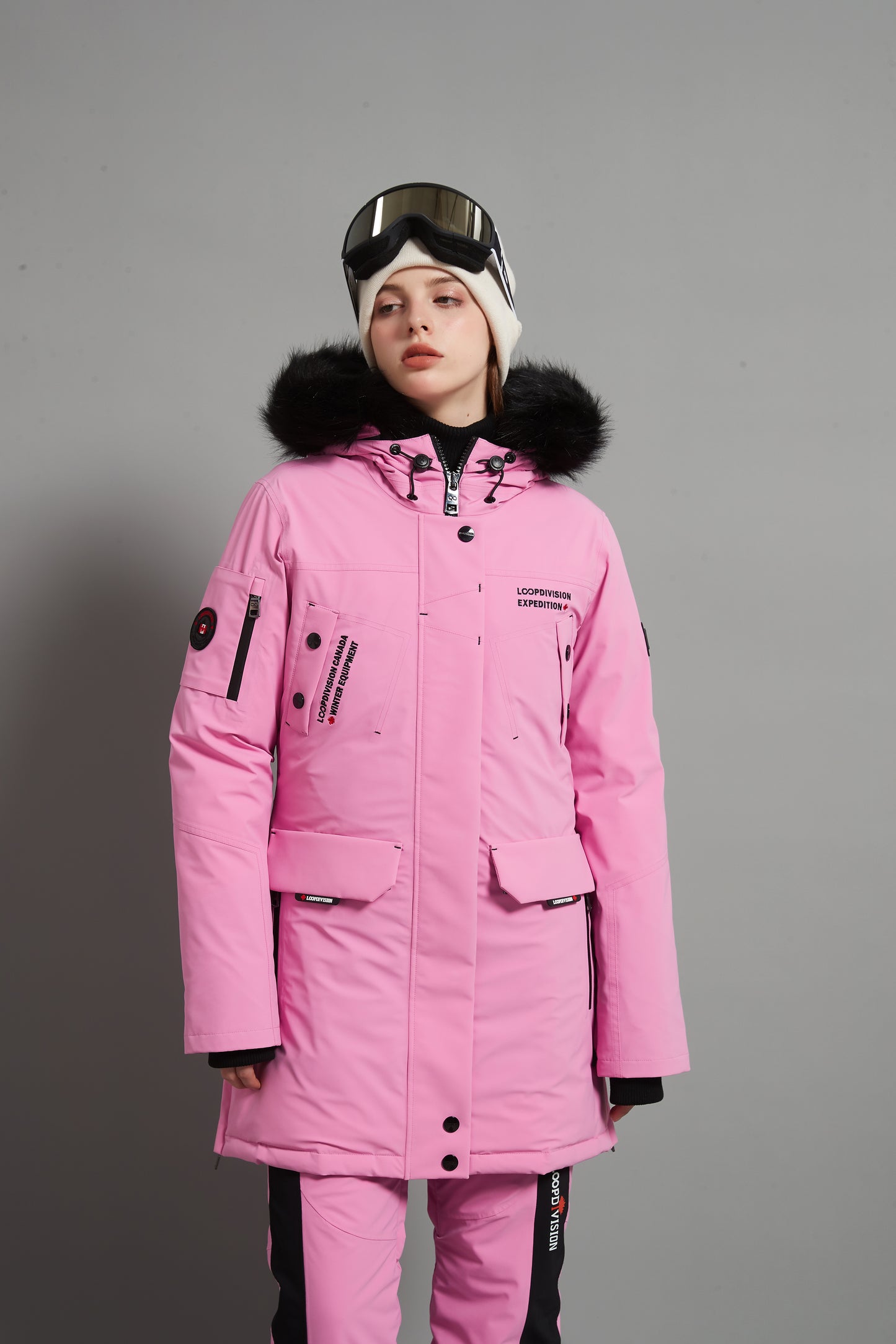 Angela Skidual Lady Ski Parka Insulated 3L Dermizax 20K - Fuchsia