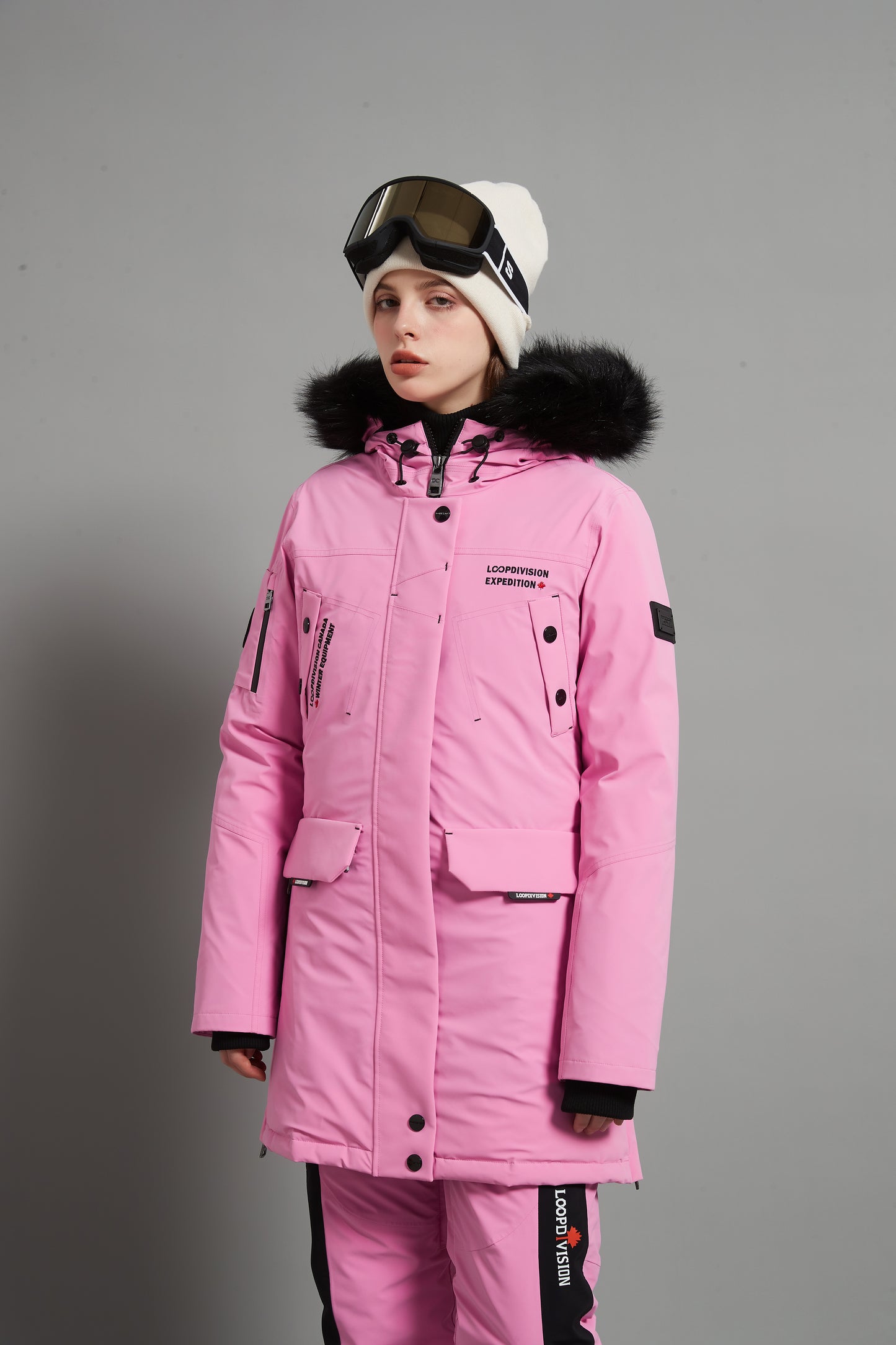 Angela Skidual Lady Ski Parka Insulated 3L Dermizax 20K - Fuchsia