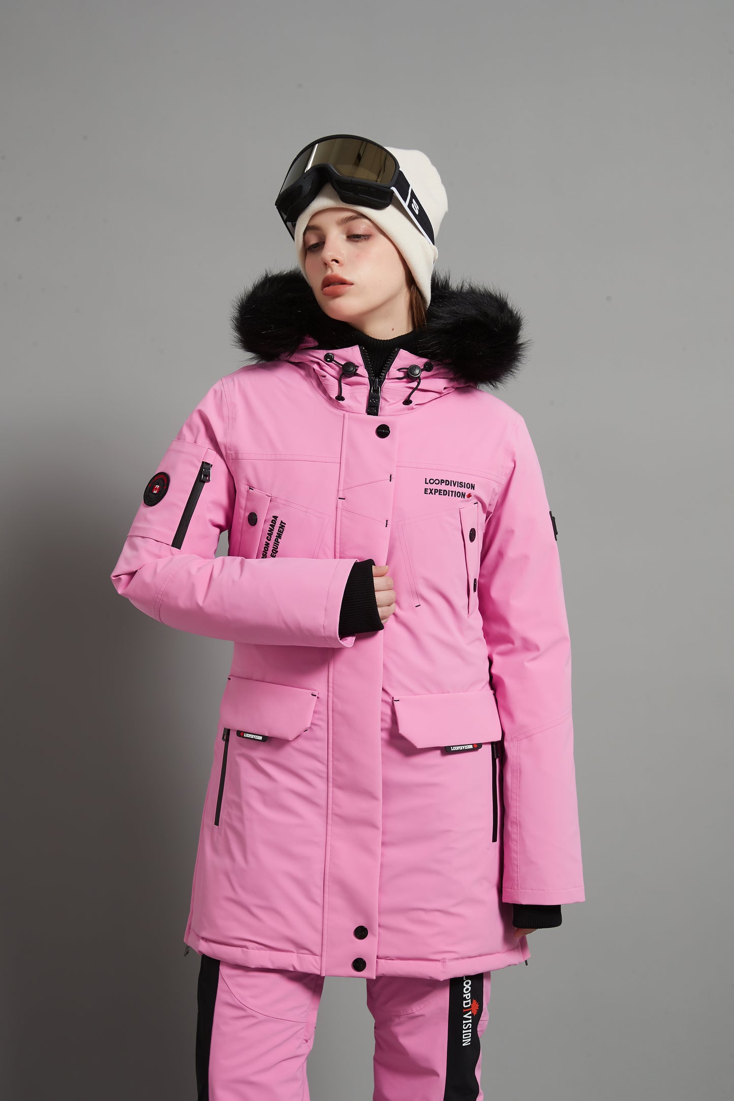 Angela Skidual Lady Ski Parka Insulated 3L Dermizax 20K - Fuchsia