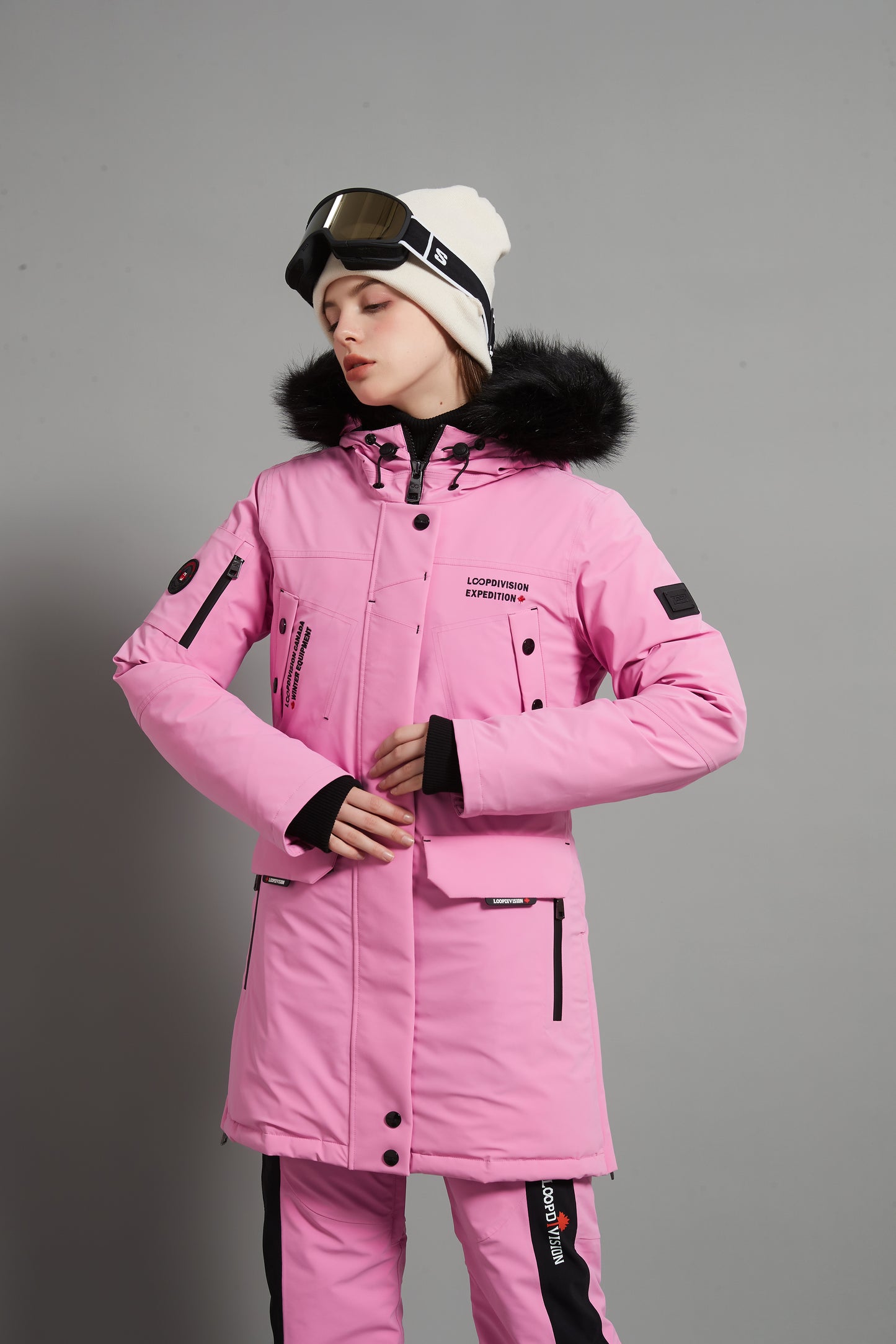 Angela Skidual Lady Ski Parka Insulated 3L Dermizax 20K - Fuchsia