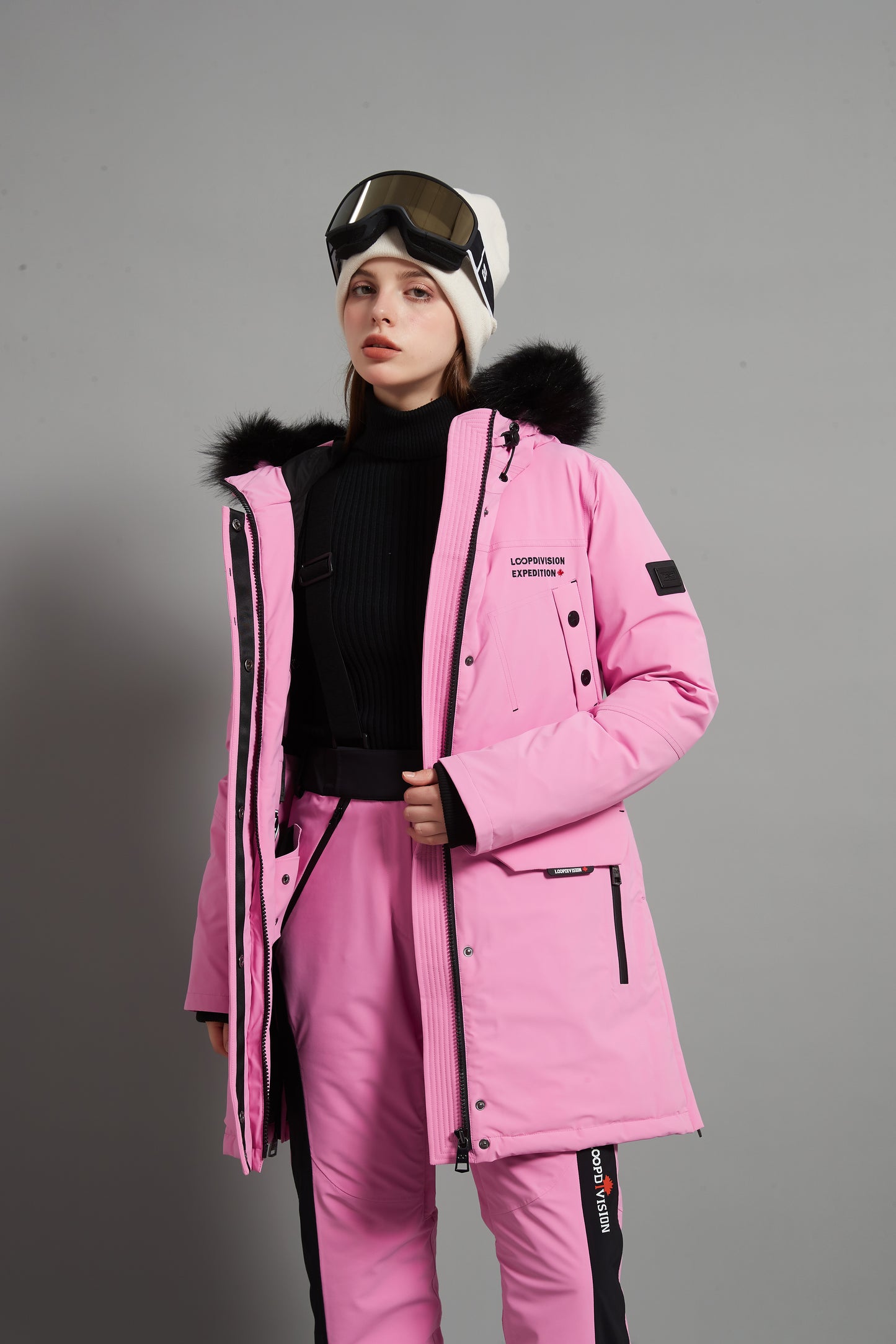 Angela Skidual Lady Ski Parka Insulated 3L Dermizax 20K - Fuchsia