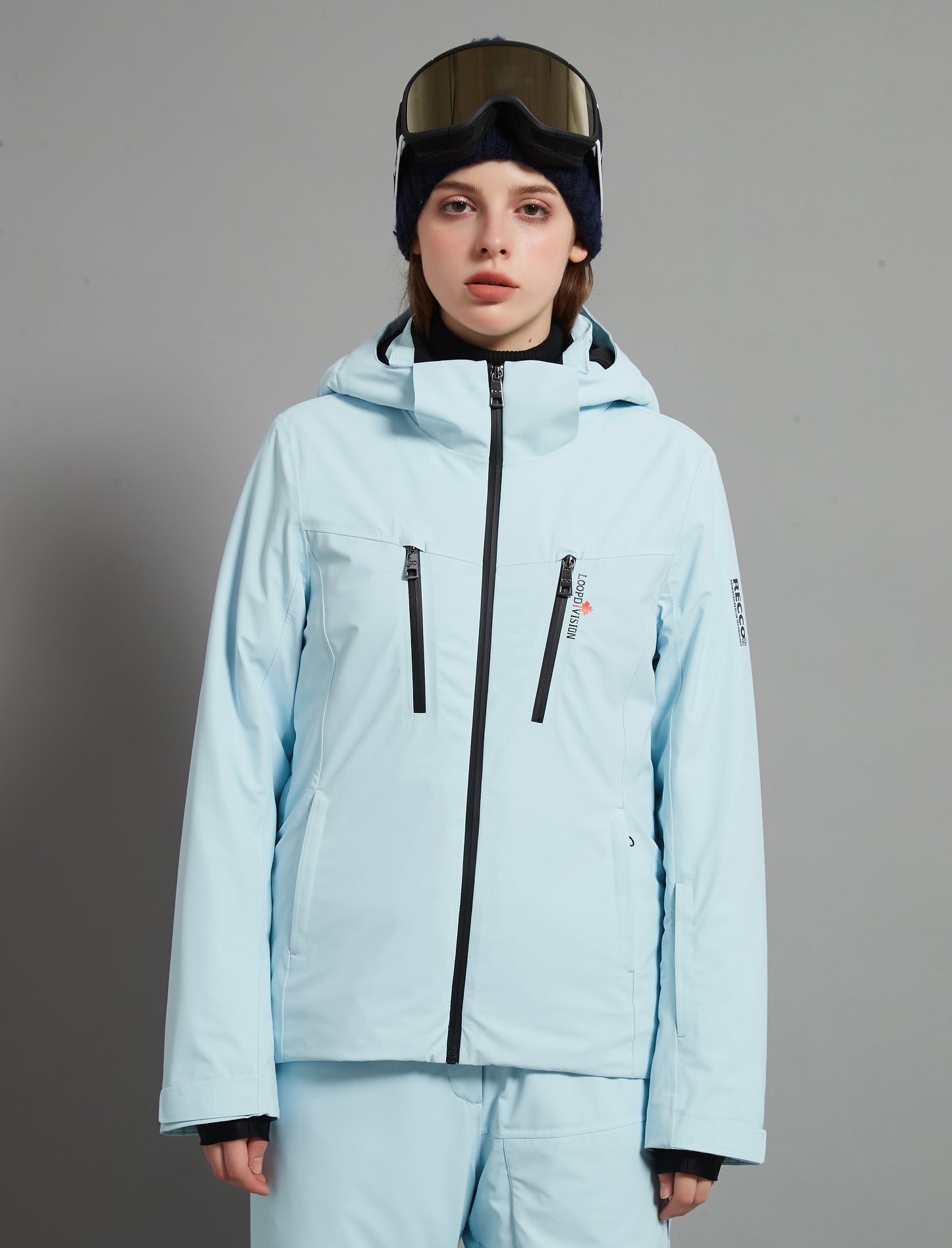 Flora Skidual Lady Ski Jacket Insulated 3L Dermizax 20K  Ice Blue