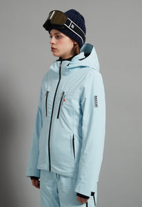 Flora Skidual Lady Ski Jacket Insulated 3L Dermizax 20K  Ice Blue