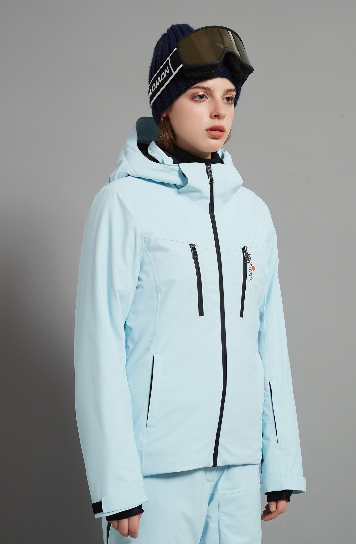 Flora Skidual Lady Ski Jacket Insulated 3L Dermizax 20K  Ice Blue