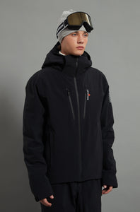 Landon Skidual Men Ski Jacket Insulated 3L Dermizax 20K Black
