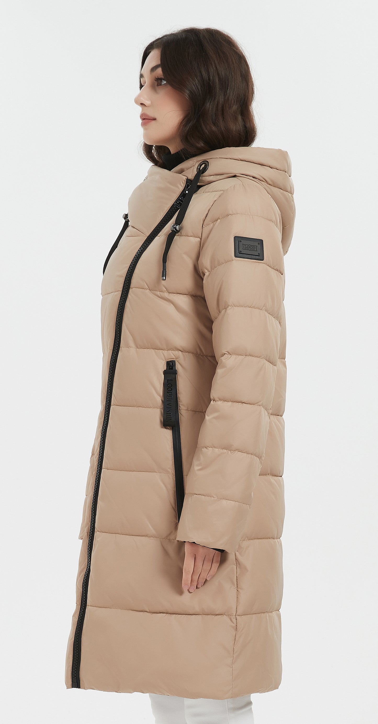 Jennifer Lady Insulated Jacket Light Tan