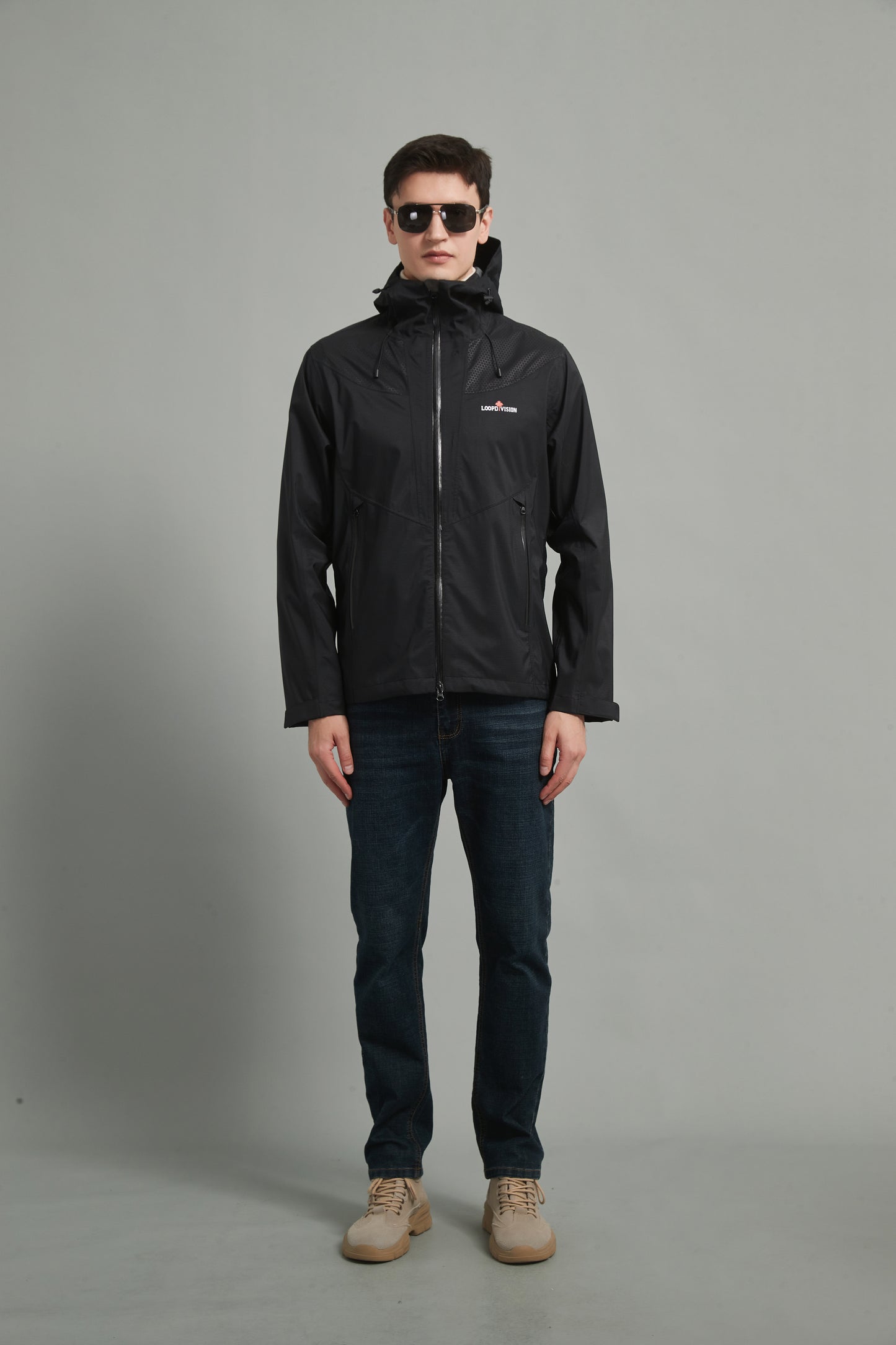 Zoe-M Men Hard Shell Jacket 3L Black