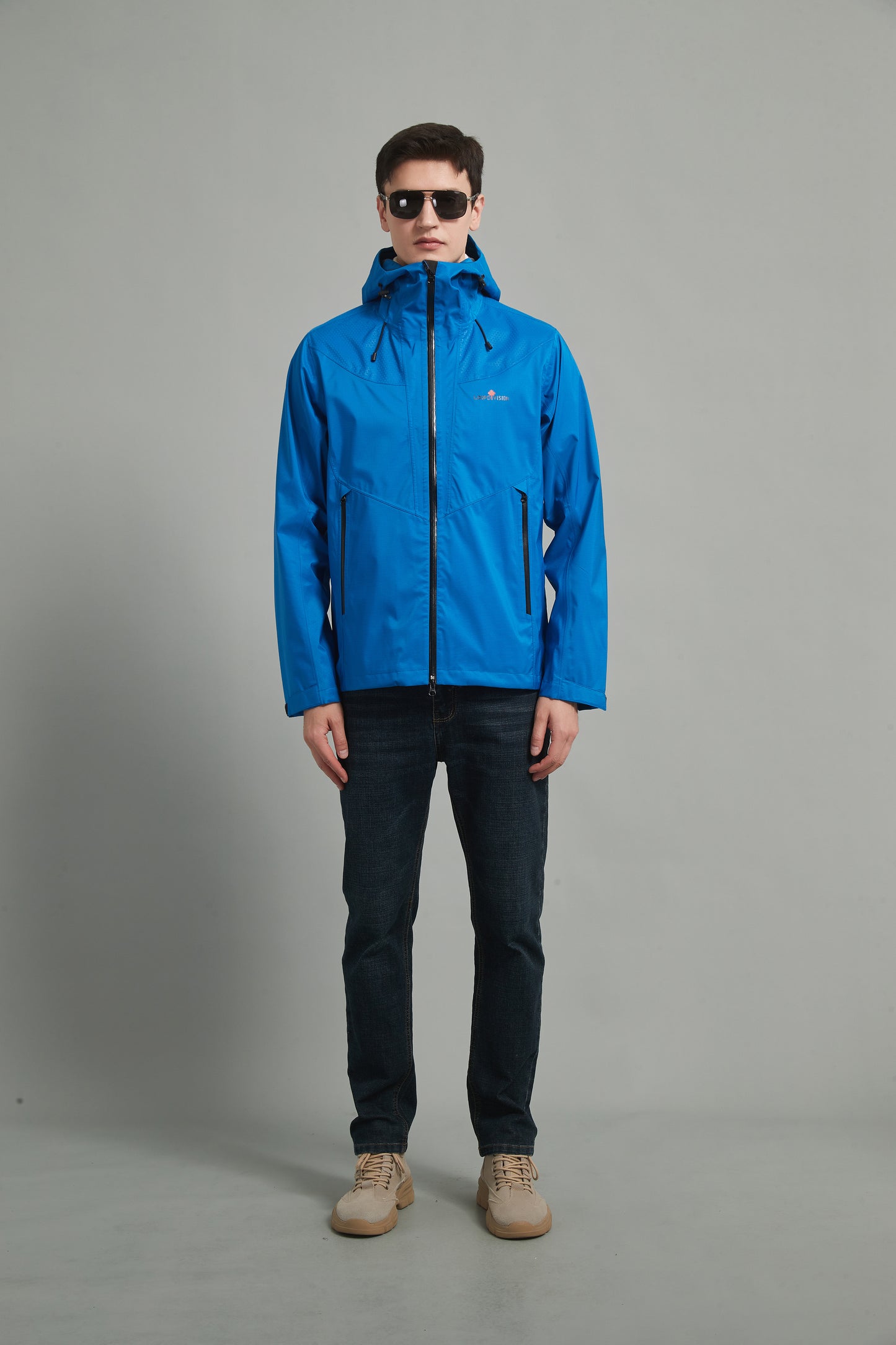 Zoe-M Men Hard Shell Jacket 3L Blue