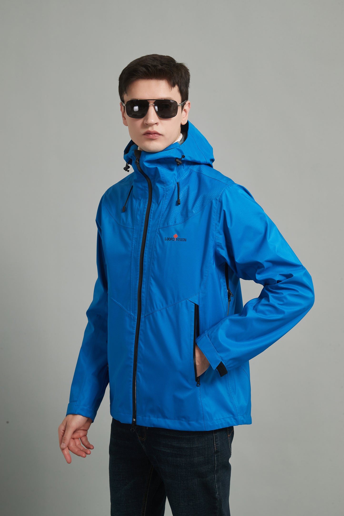 Zoe-M Men Hard Shell Jacket 3L Blue