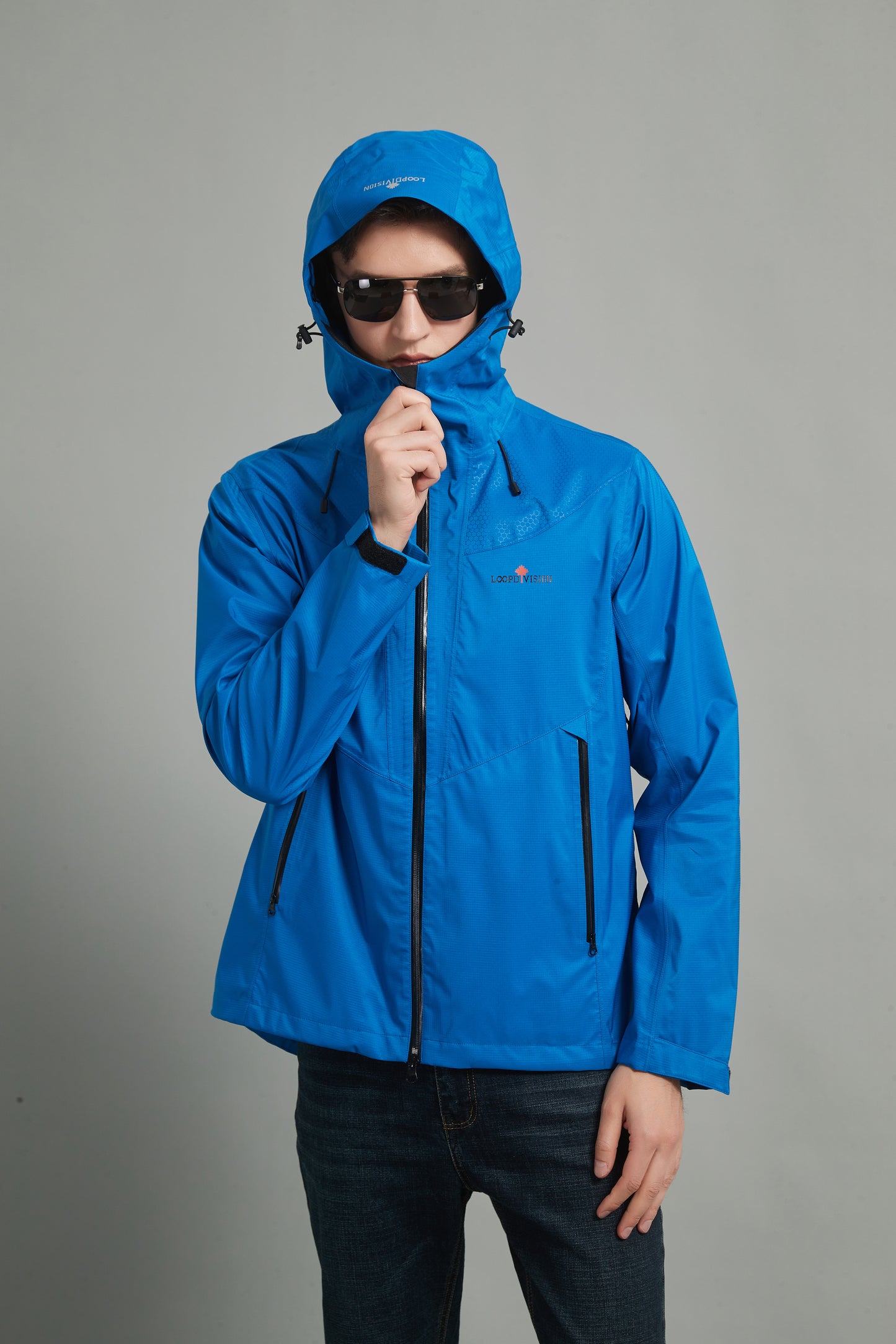 Zoe-M Men Hard Shell Jacket 3L Blue