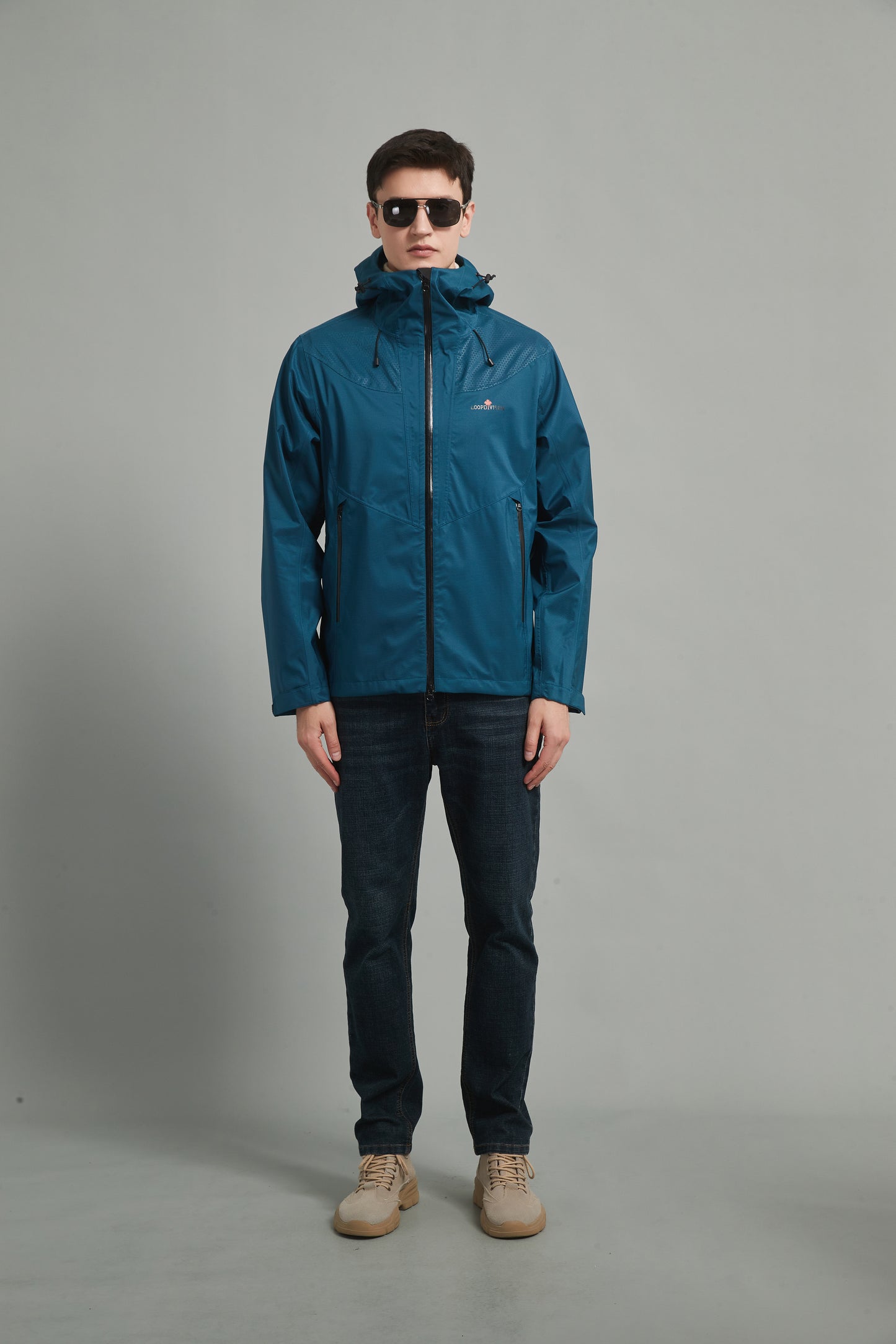 Zoe-M Men Hard Shell Jacket 3L Dark Blue