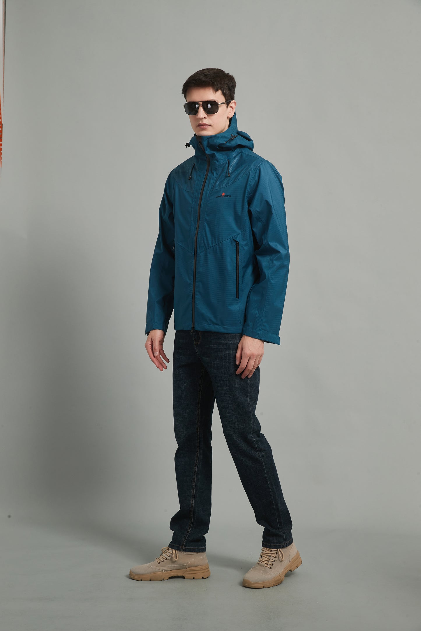 Zoe-M Men Hard Shell Jacket 3L Dark Blue