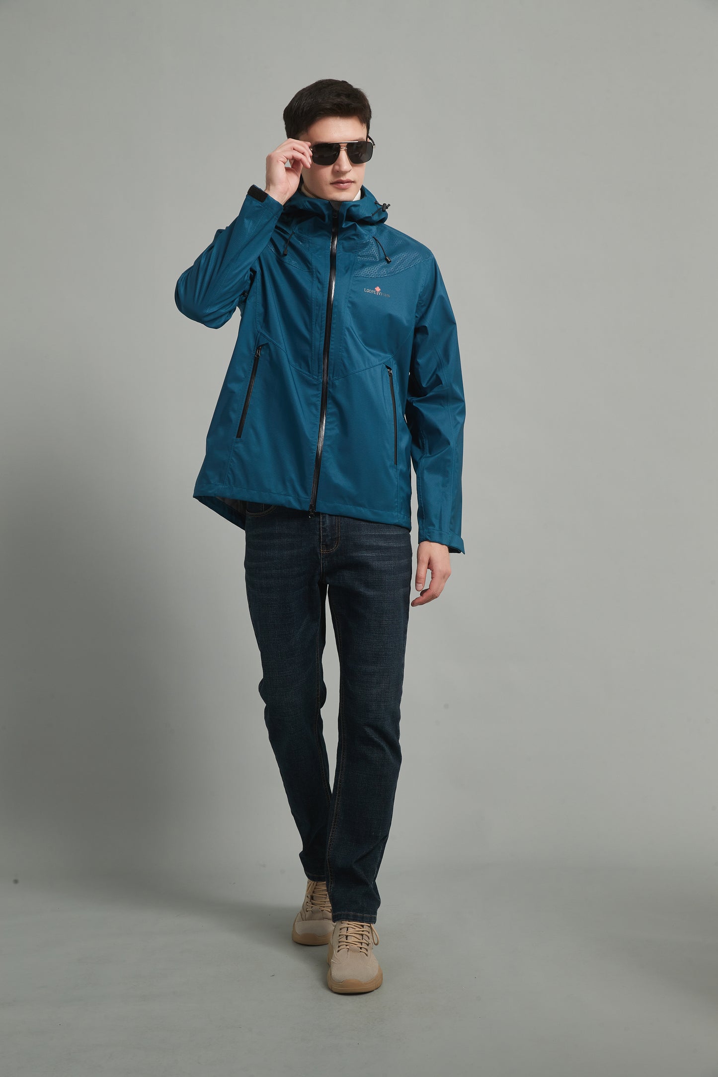 Zoe-M Men Hard Shell Jacket 3L Dark Blue