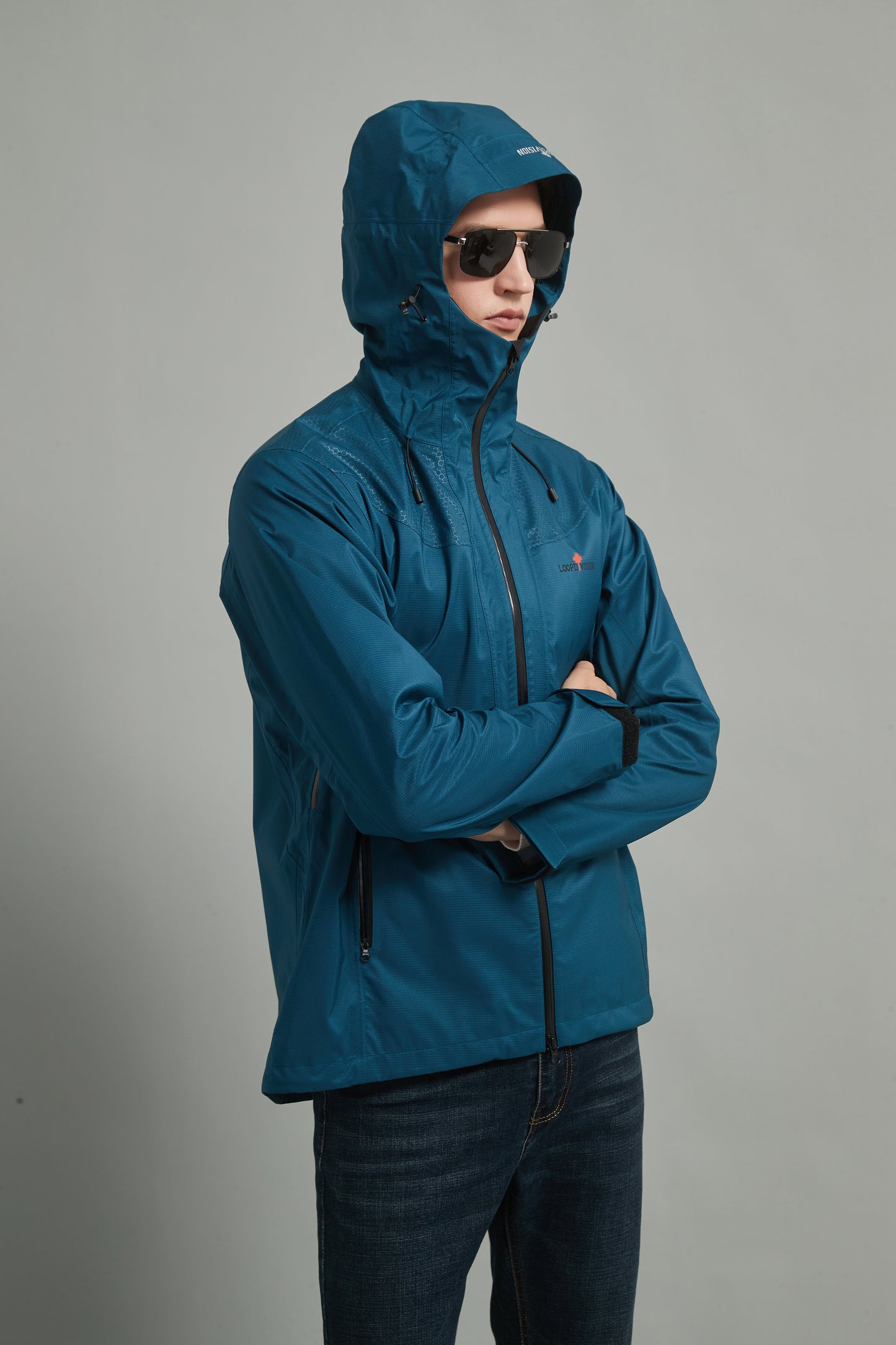 Zoe-M Men Hard Shell Jacket 3L Dark Blue