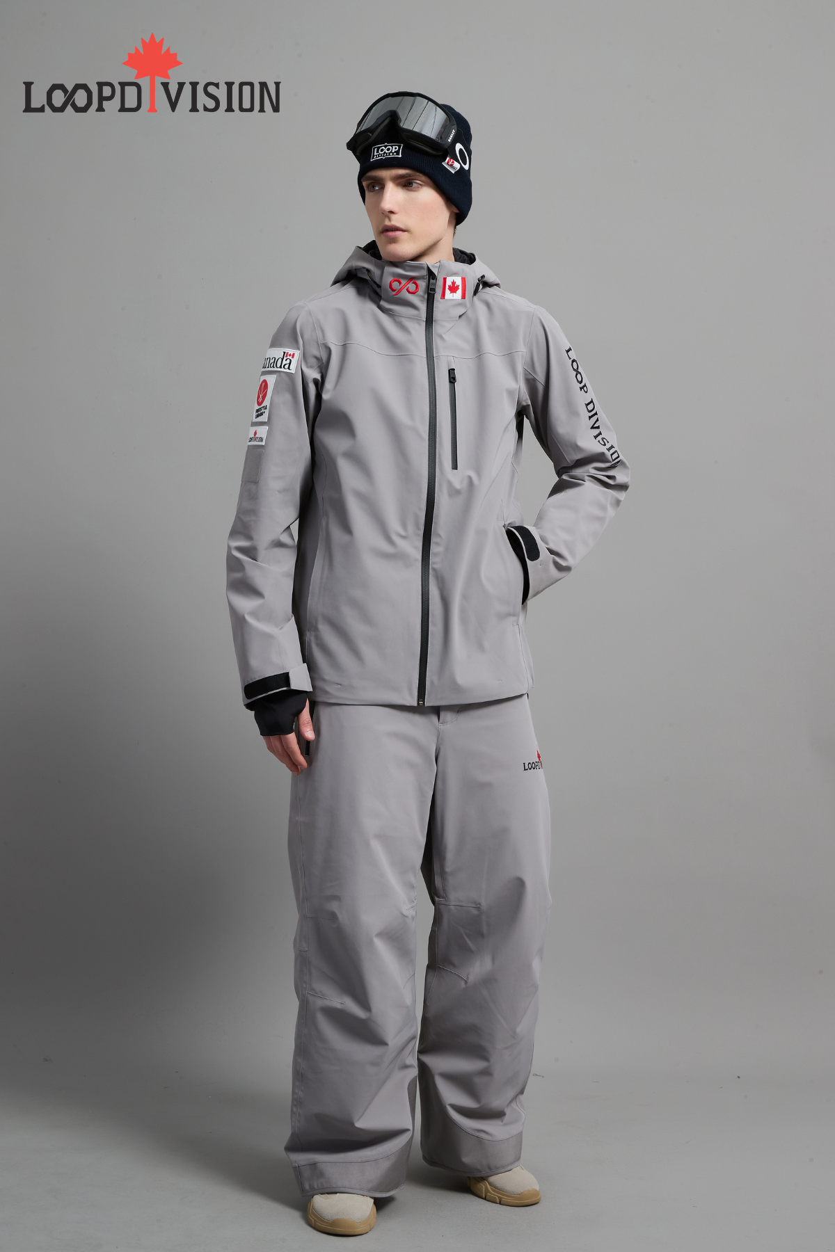 LEO Men Limited Edition Ski Jacket-Freestyle Canada World Cup Competition Jacket
